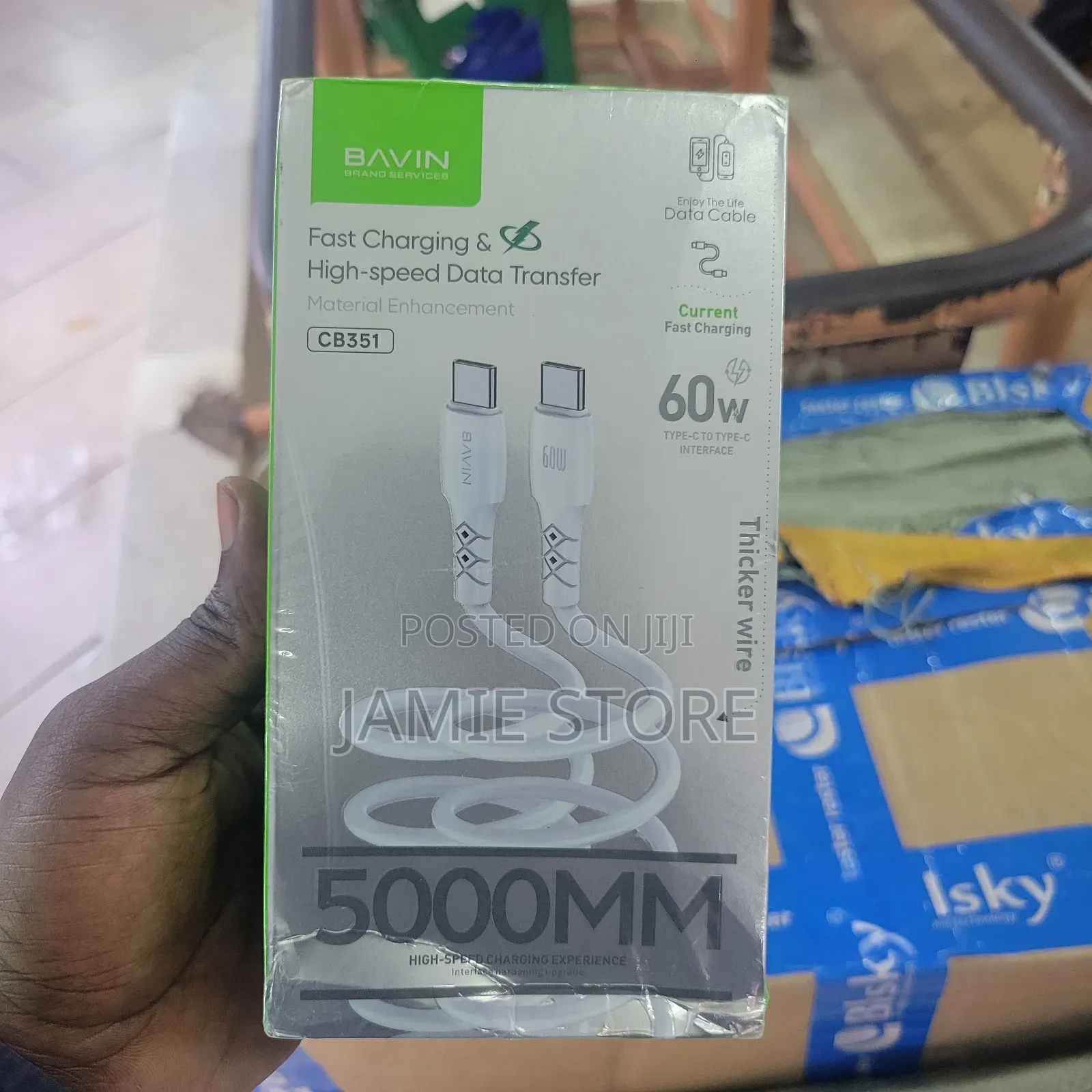 5m 60w Fast Charging And Data Cable