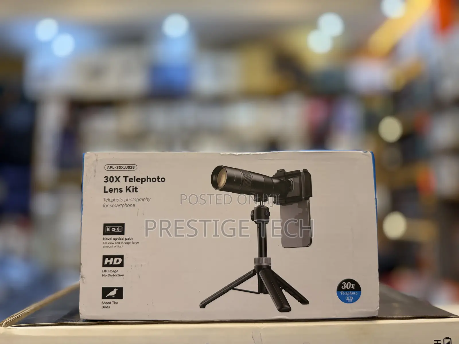 Apexel High Power 30x Hd Telephoto Lens With Tripod Mount, Zoom Lens