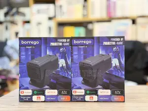 Borrego Smart 5 Portable Projector With Dual Built-in Game Console