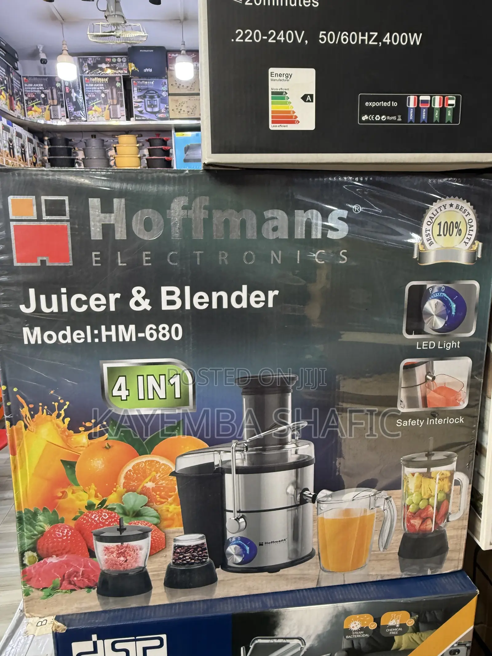 Hoffmans 4-in-1 Juicer Blender (Hm-680) - Brand New