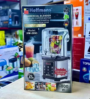 2 Litres Hoffmans Commercial Silent Blender With LCD Touch Control