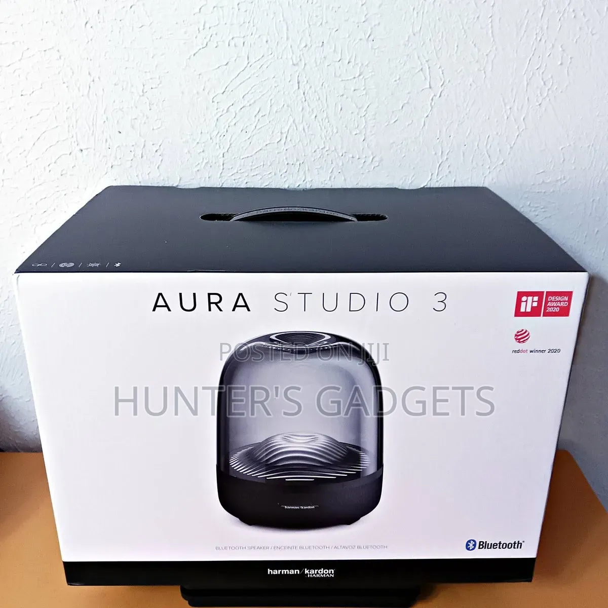 Harman Kardon Aura Studio 3 Bluetooth Home Speaker With Ambi Lights