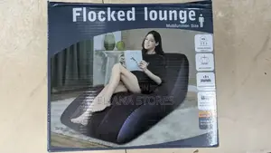 Flocked Lounge Inflatable Sofa
