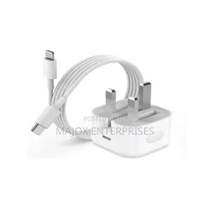 iPhone 35w Usb-C Power Adapter + Type-C to Lightning Cable - White