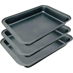3 Nonstick Rectangular Baking Tray