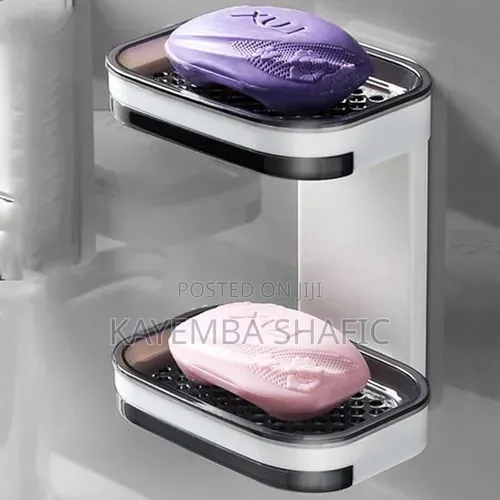 Double Tray Wall Mount Soap Dish