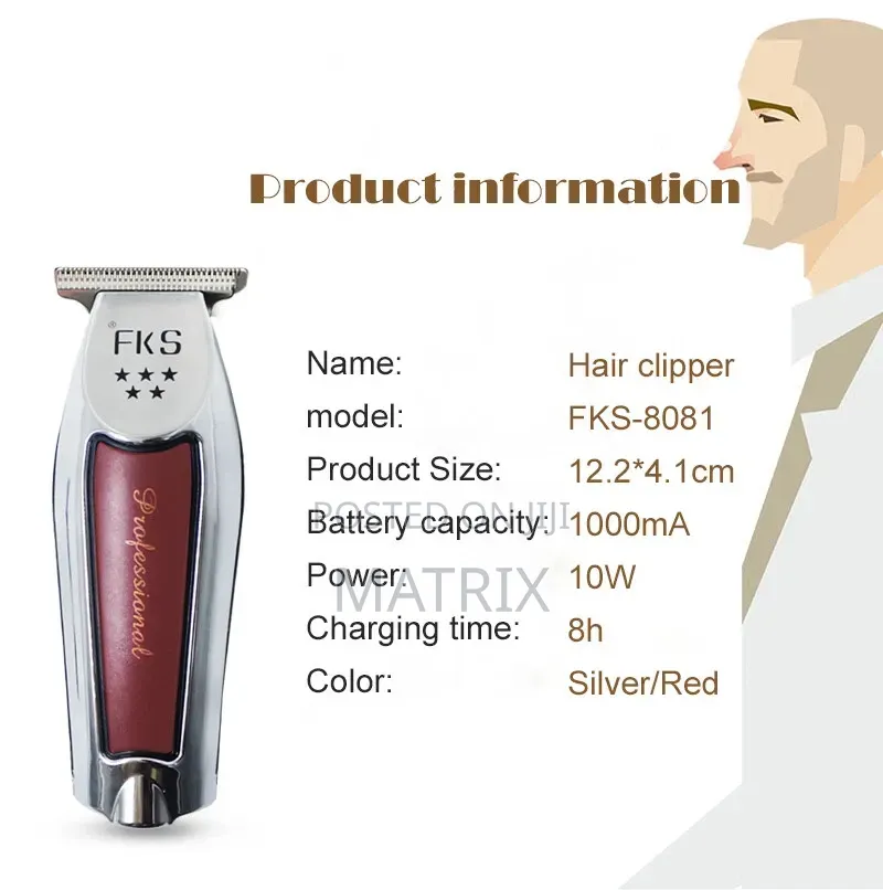 Rechargeable Hair Clipper Beard Razor for Men Style Hair Trimmer