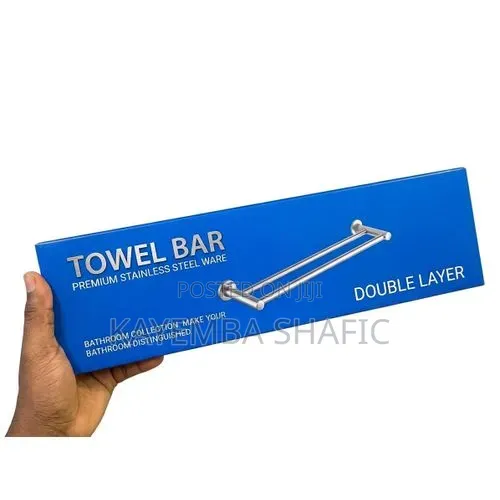 Premium Double-Layer Stainless Steel Towel Bar