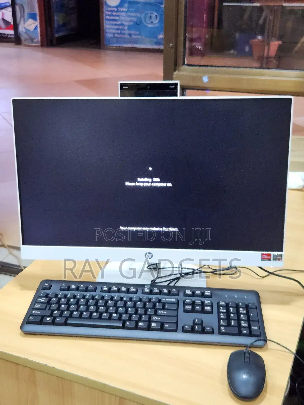 New Desktop Computer HP 200 G4 22 All-in-One 16GB AMD Ryzen 5 SSD 512GB