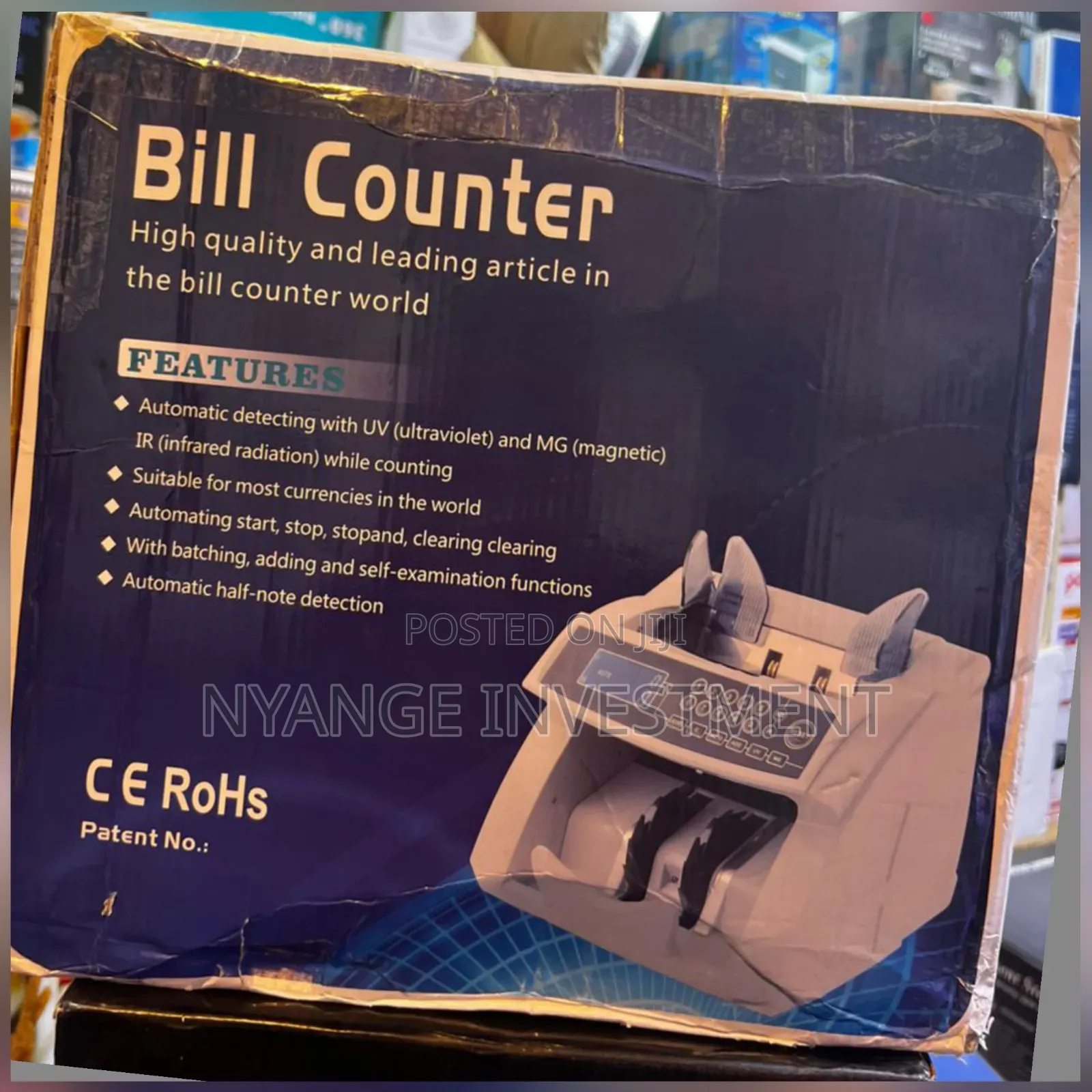 Bill Counter. Big Sized Bill Counter and Fake Money Ditector