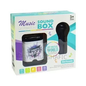 Mini Karaoke Music Sound Box For Kids - Multicolor
