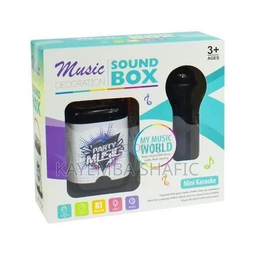 Mini Karaoke Music Sound Box For Kids - Multicolor