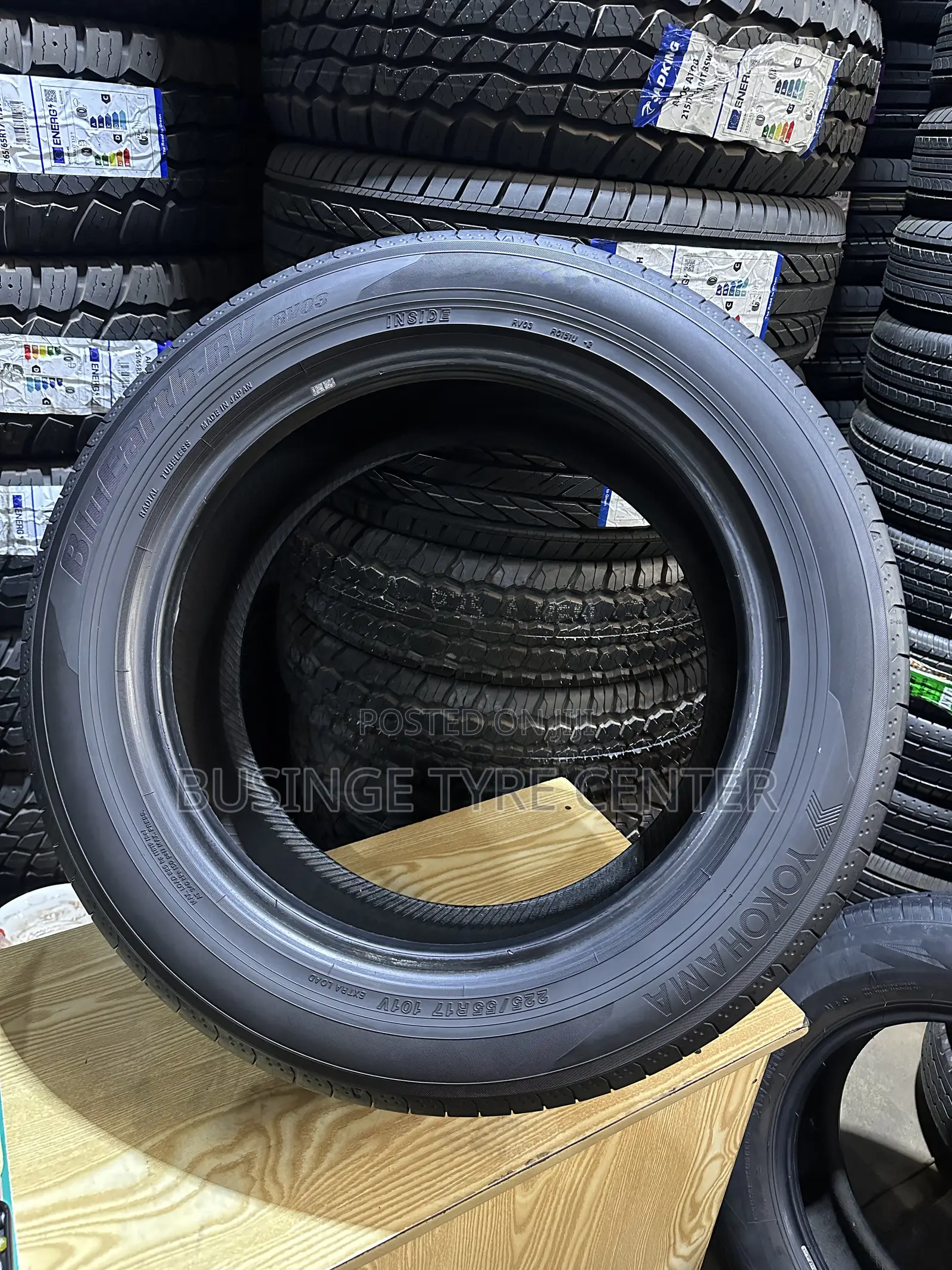 225/55r17 Japan Foreign Used Tires Yokohama Brand Very Good Condition