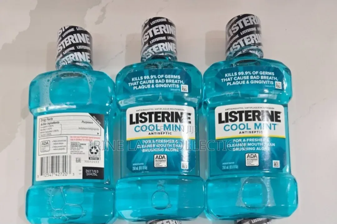 500 Ml of Listerine Cool Mint Antiseptic Mouthwash.
