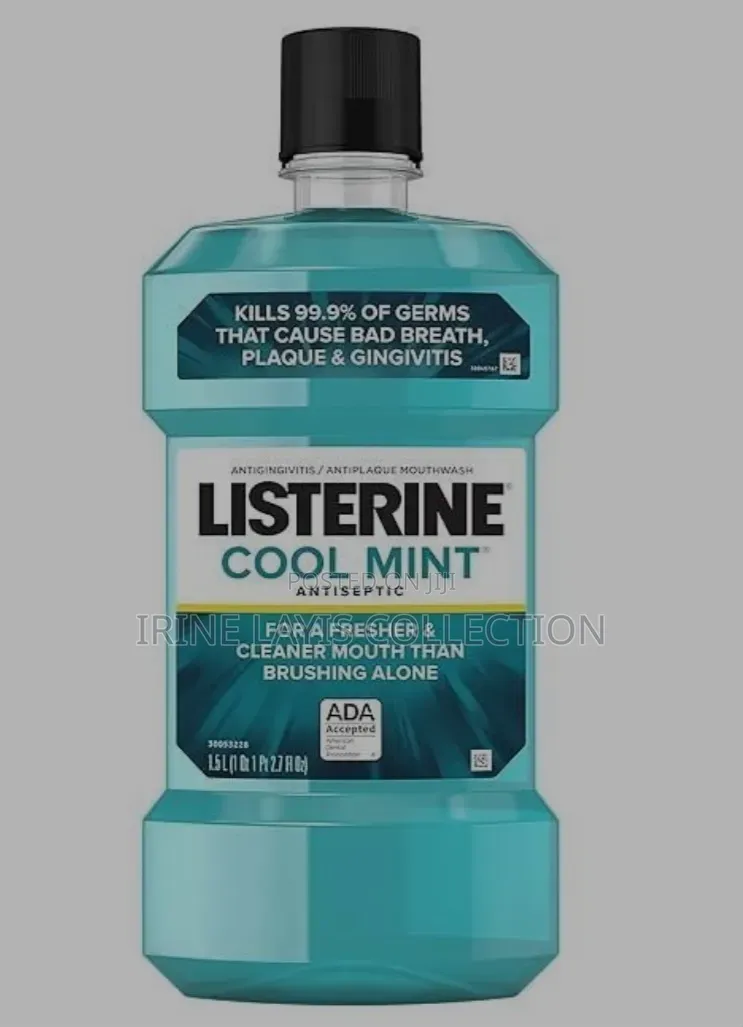 500 Ml of Listerine Cool Mint Antiseptic Mouthwash.