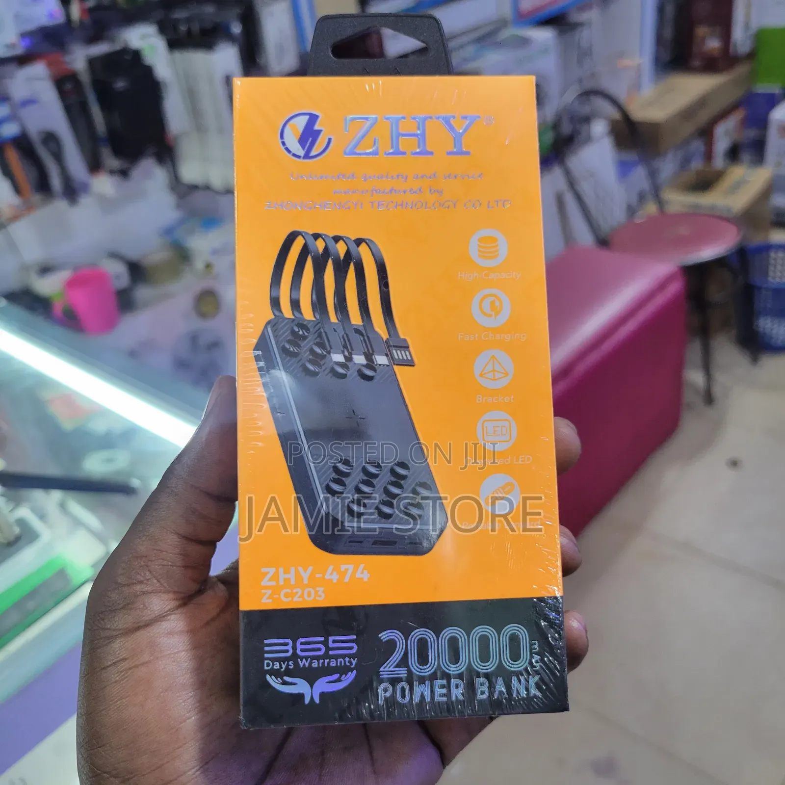 Zhy - 474 Power Bank 20000mah