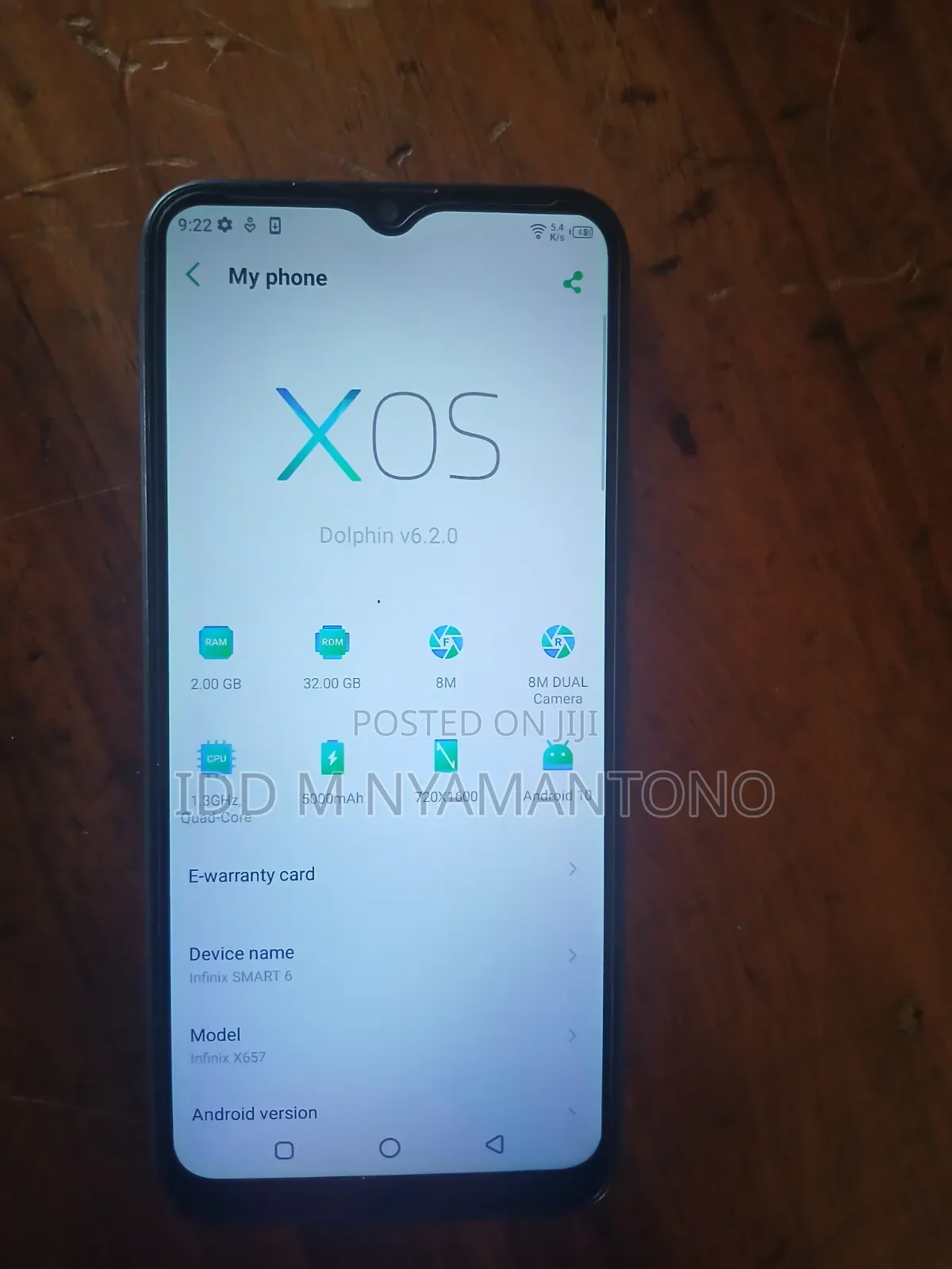 Infinix Smart 6 32 GB Black