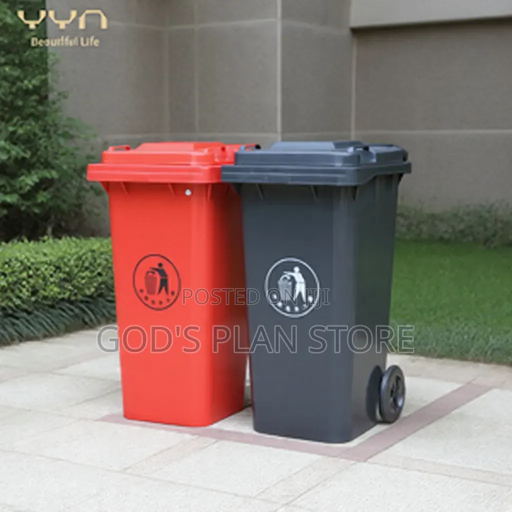 Hostels/Resorts 240litres Plastic Dust Bins Plastic Dust Bins