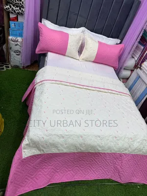 3pcs Pinky Cotton Bedcover Set