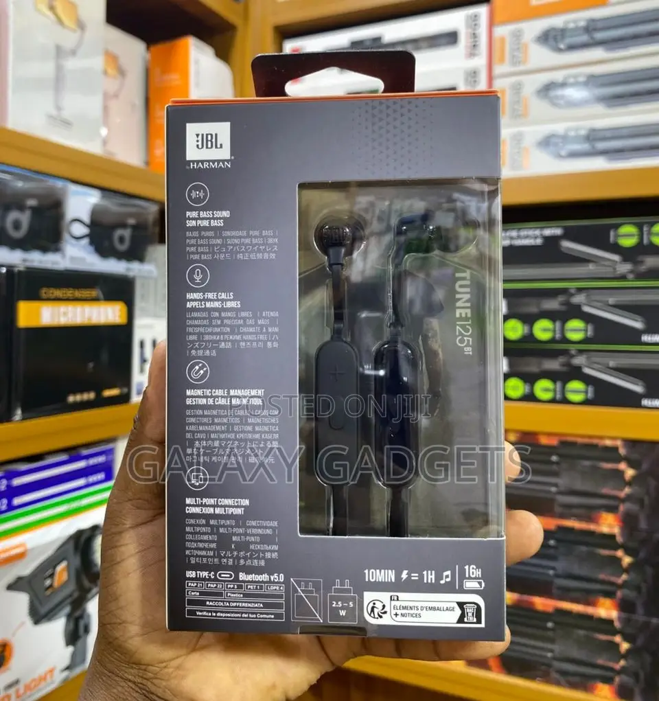 JBL Tune125bt Pure Bass Wireless Earphones