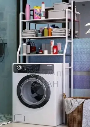 White 3-layer Over-the-washing-machine