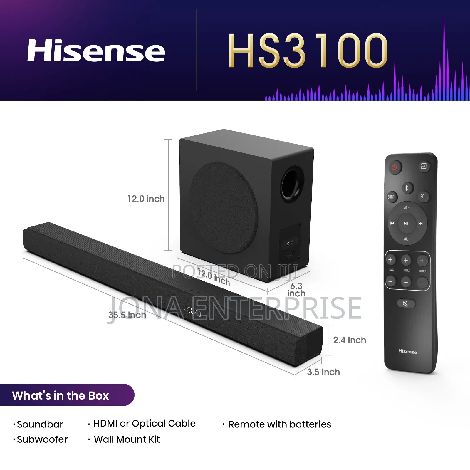 Hisense 3100 Soundbar