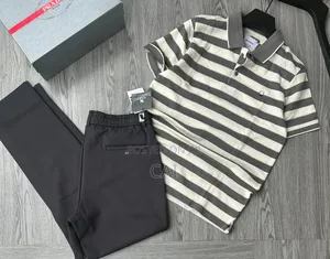 Premium Casual Men's Polo Shirts and Jogger Pants.