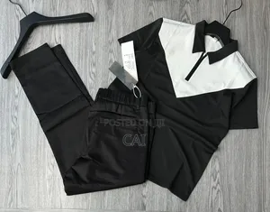 Premium Casual Men's Polo Shirts and Jogger Pants.