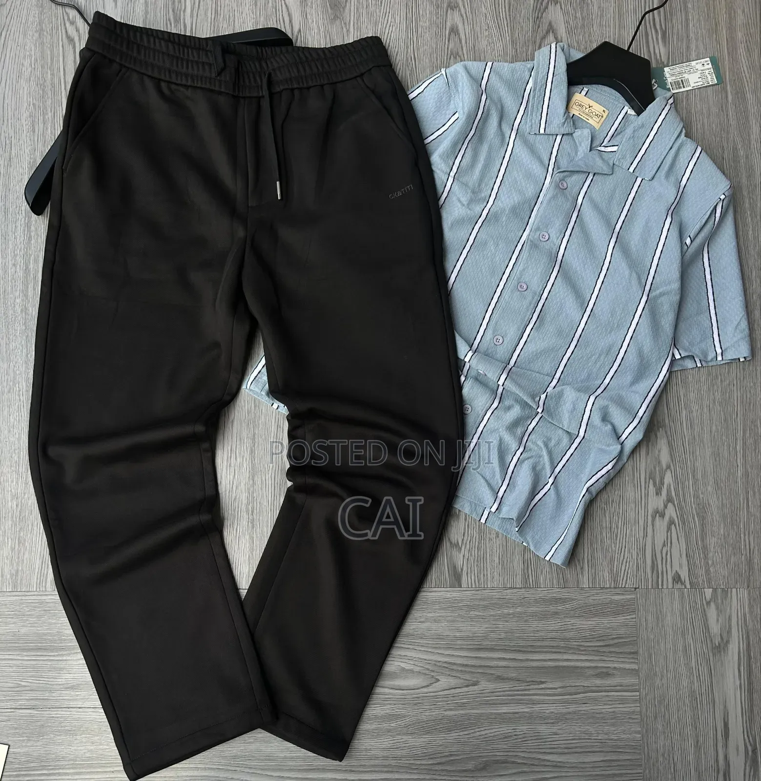 Premium Casual Men's Polo Shirts and Jogger Pants.