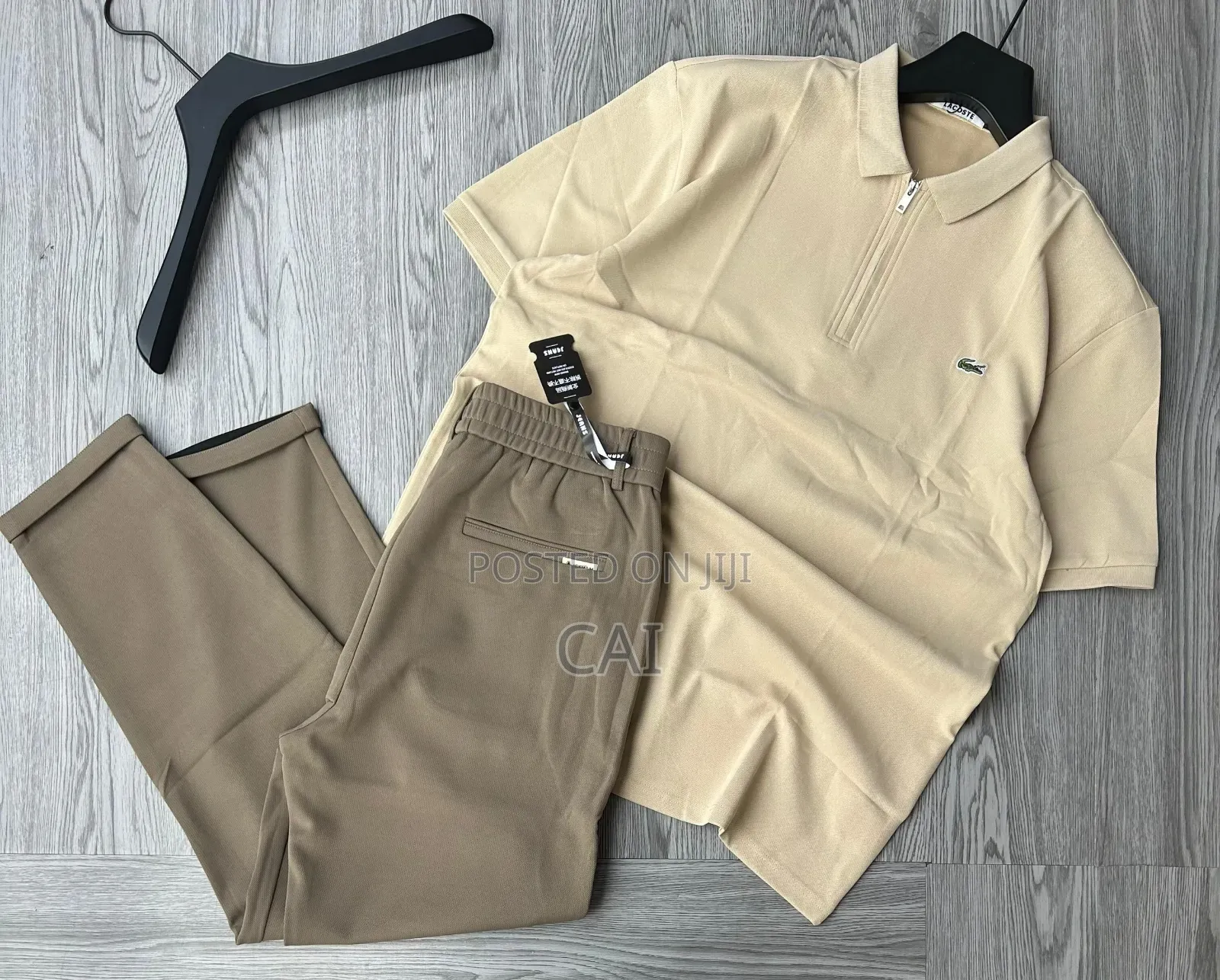 Premium Casual Men's Polo Shirts and Jogger Pants.