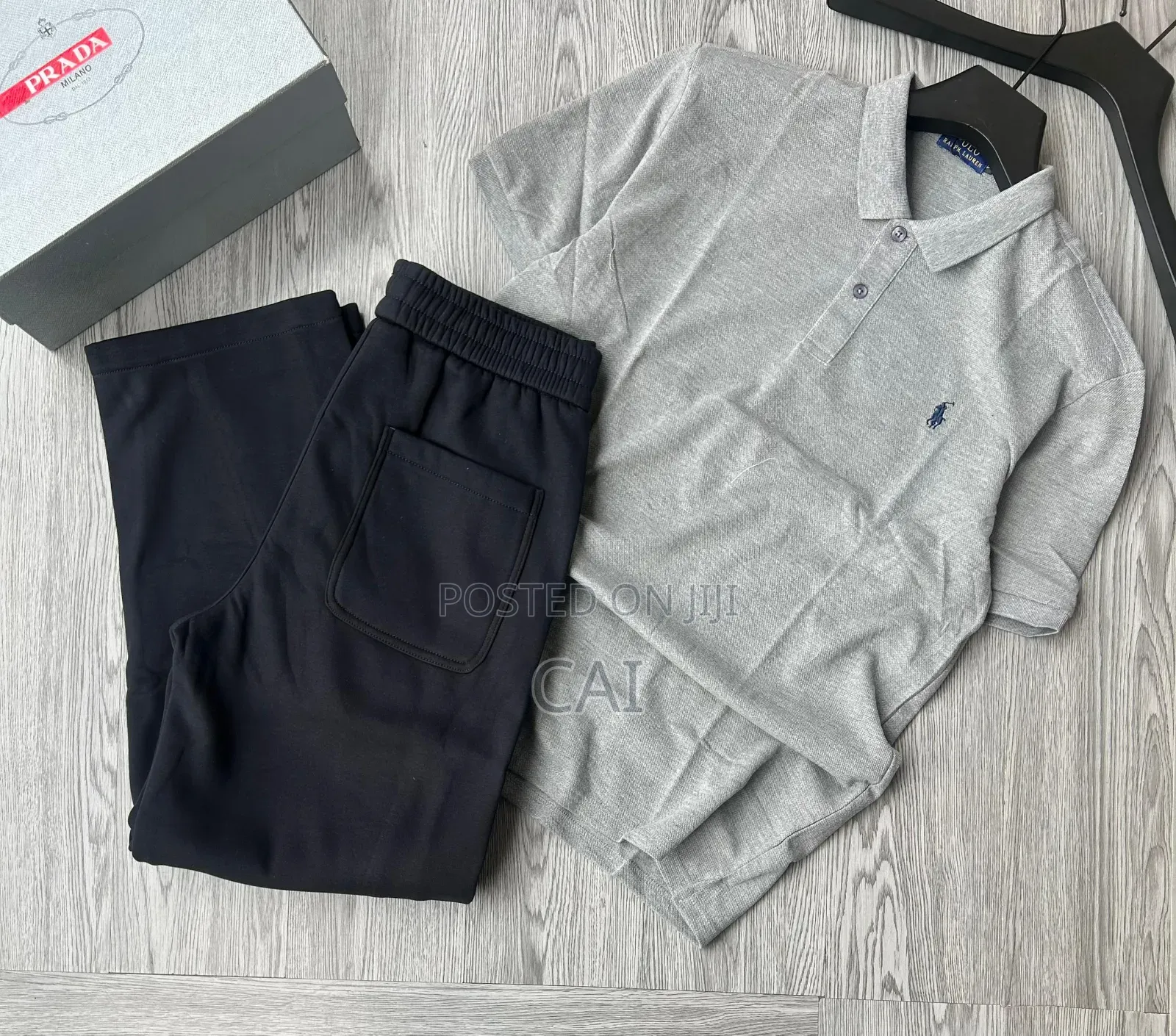Premium Casual Men's Polo Shirts and Jogger Pants.