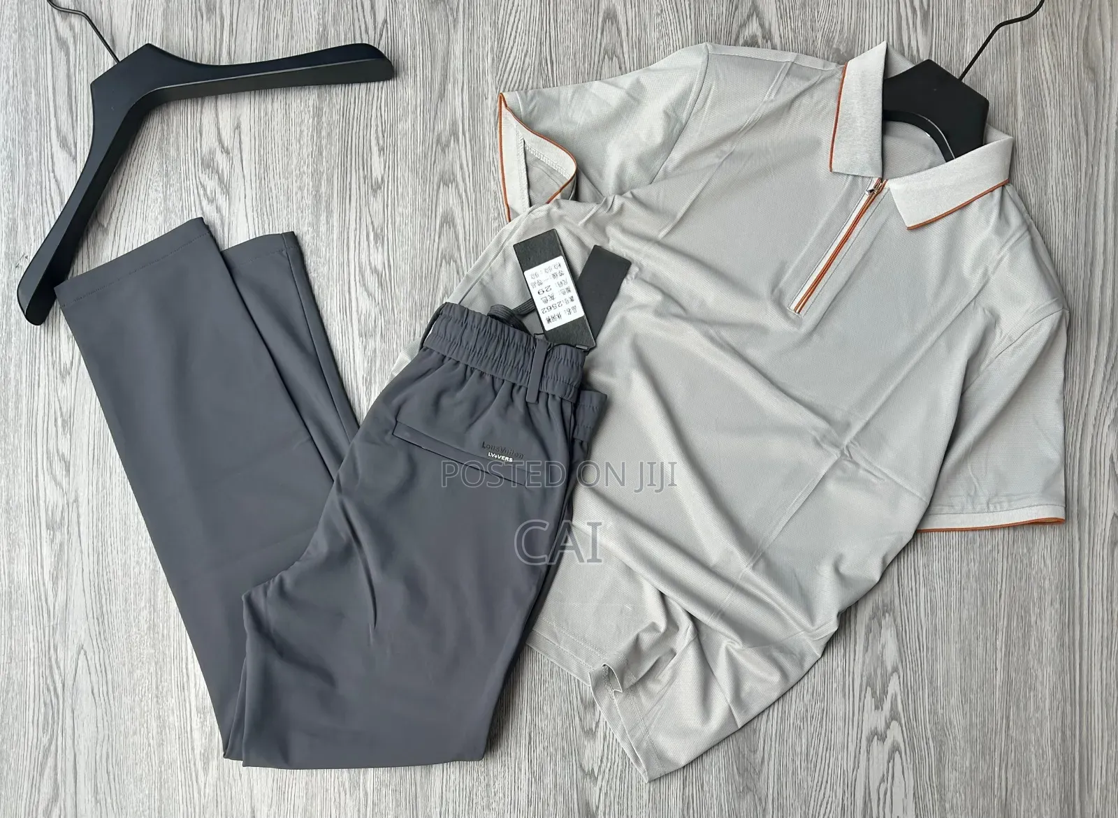 Premium Casual Men's Polo Shirts and Jogger Pants.