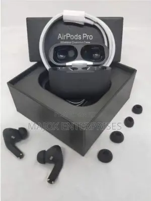 Apple Airpods Pro With Active Noise Cancellation Anc - Black