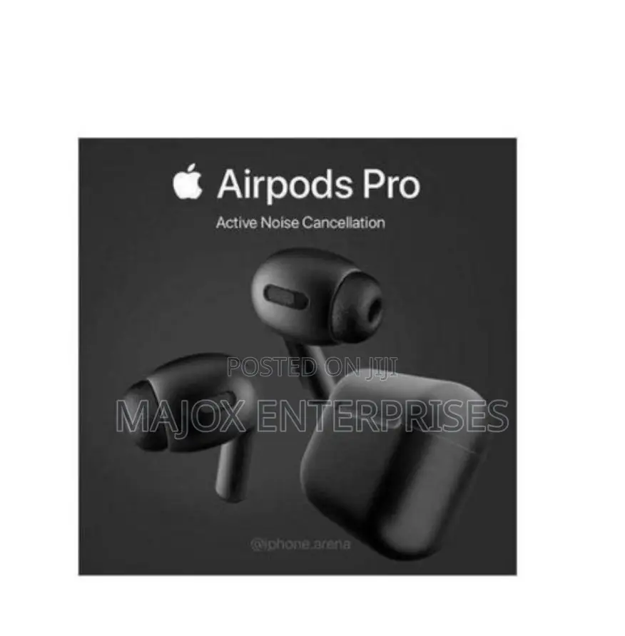 Apple Airpods Pro With Active Noise Cancellation Anc - Black
