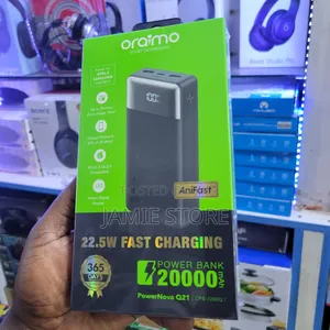 22.5w Fast Charging Oraimo Power Bank 20000mah