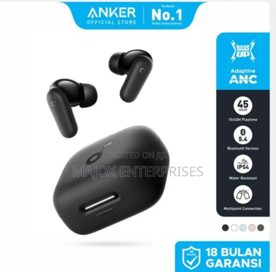 Anker Soundcore R50i Nc Wireless Bluetooth Headphones - Black