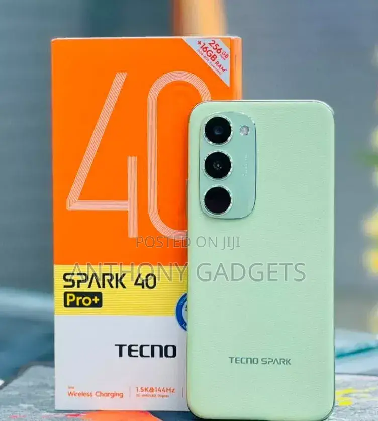 New Tecno Spark 40 Pro+ 256 GB Green