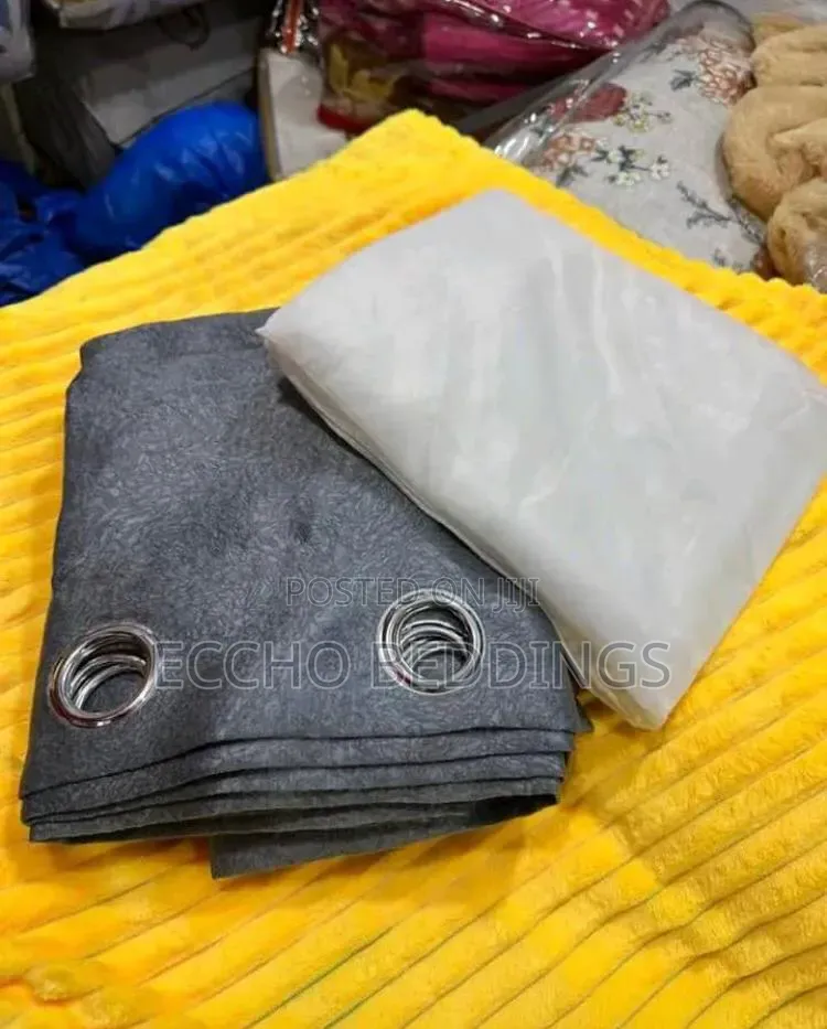Plain Door Curtains