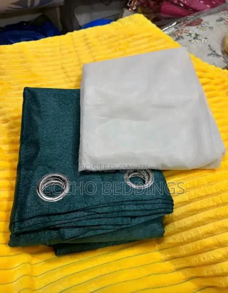 Plain Door Curtains