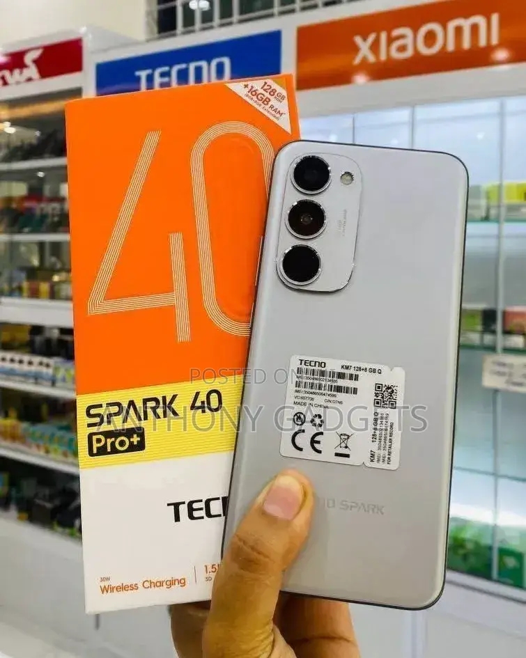 New Tecno Spark 40 Pro+ 256 GB White
