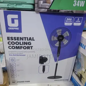 Geepas Stand Fan,16-inch Stand Fan