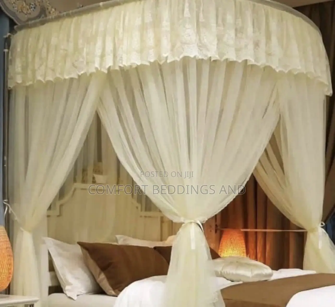 Two Stand Adjustable Length Mosquito Net