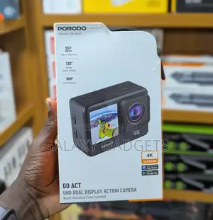 Porodo Go Act Fully Waterproof Uhd Action Camera