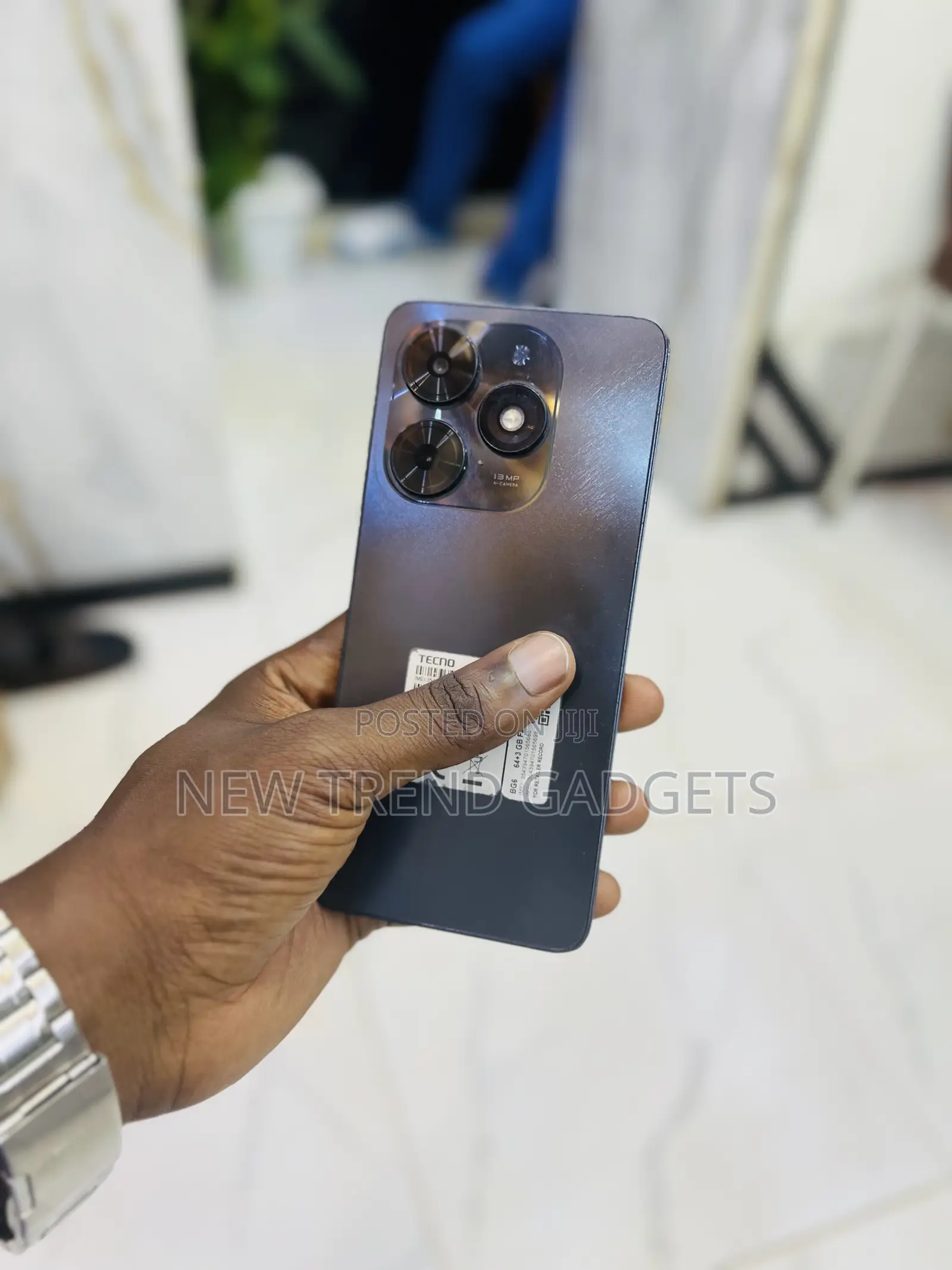 Tecno Pop 8 64 GB Black
