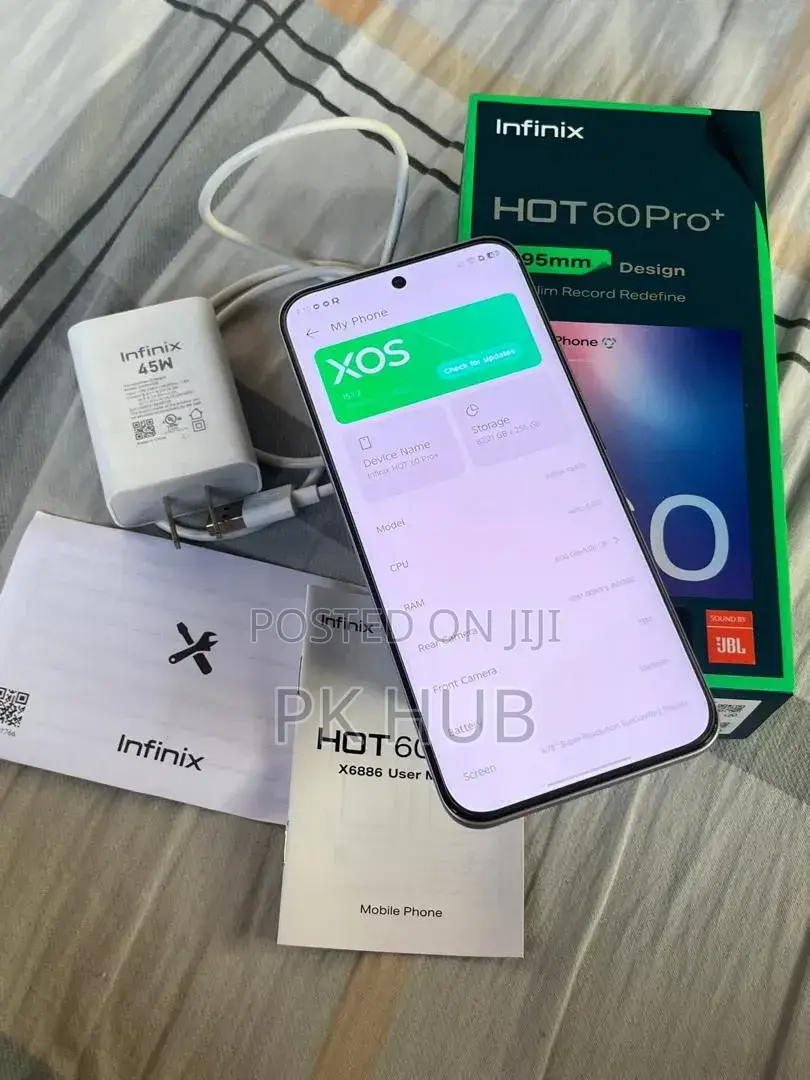 New Infinix Hot 60 Pro+ 256 GB Silver