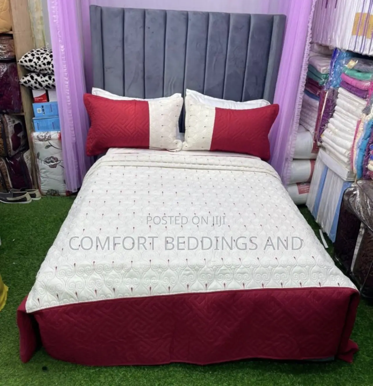 Light Cotton Bedspreads Maroon