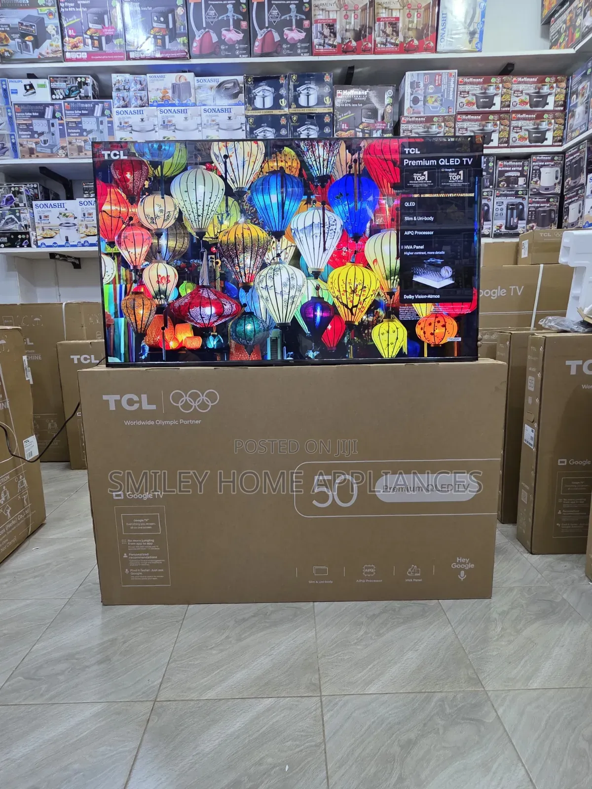 2026 Model New Release TCL 50p7l Premium Qled4k Google Andriod Pro Tv