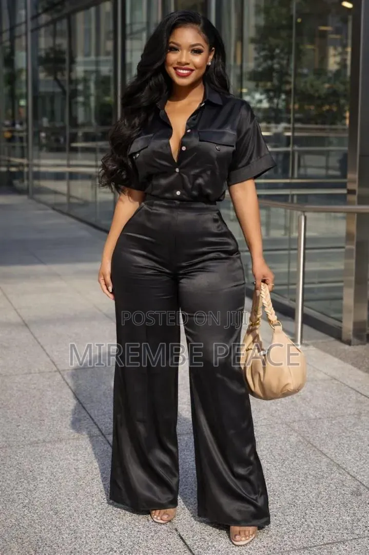 Satin Two-Piece