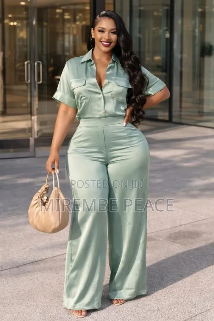 Satin Two-Piece
