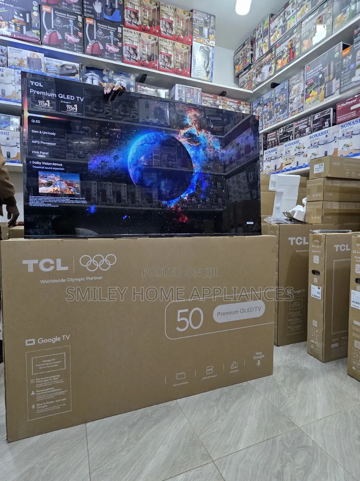 Beeyi Powa Sales on TCL 50inches Premium Qled4k Google Android Pro Tv